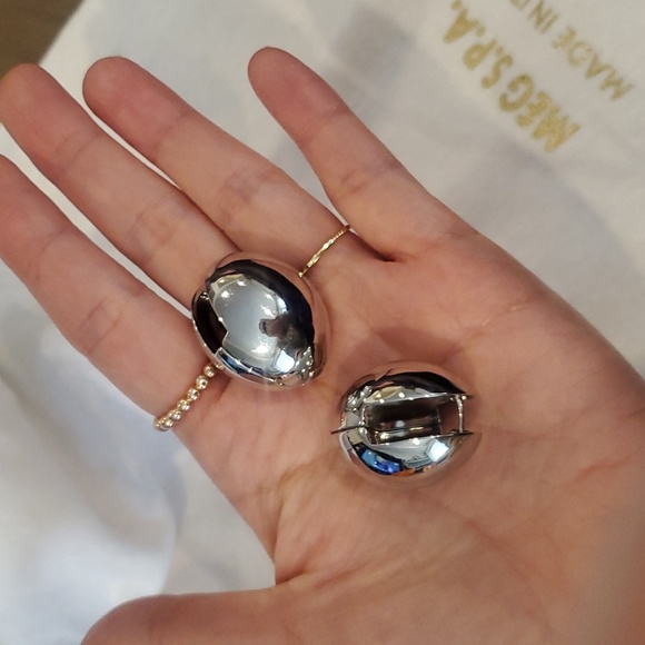 Egg shape earrings - Picture 5 of 7